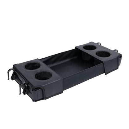 WONDERFOLD Flex Snack Tray for L4 Stroller Wagon with Convertible Cup Holders & Adjustable Sidewalls to Maximize Space, Easy to Install, Easy to Clean - size: L4 Flex