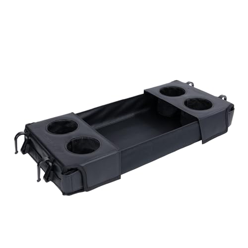 WONDERFOLD Flex Snack Tray for L4 Stroller Wagon with Convertible Cup Holders & Adjustable Sidewalls to Maximize Space, Easy to Install, Easy to Clean - size: L4 Flex