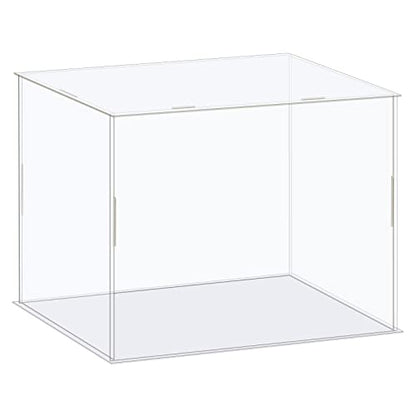 MECCANIXITY Acrylic Display Case Box Clear Dustproof Protection Showcase 10x6.3x6.3 Inch for Collectibles Display - size: 10x6.3x6.3 Inch