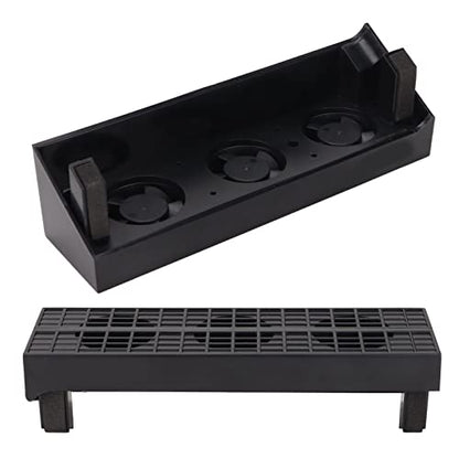 Acogedor USB Host Cooling Fan for PS4 Slim, External USB Cooler Automatic Temperature Sensor Controlled Radiator with 3 Fans for PlayStation 4 Slim