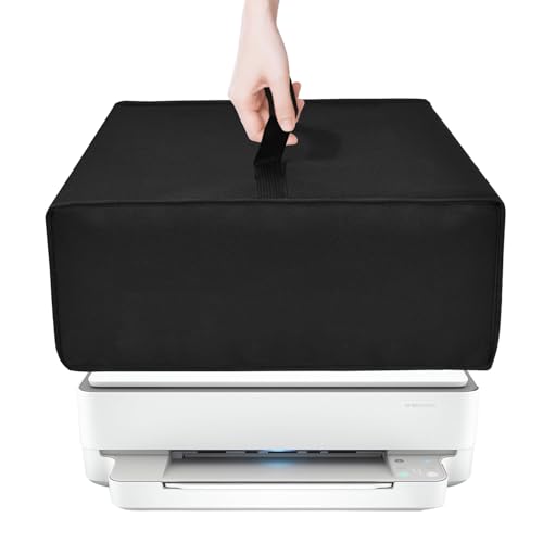Printer Dust Cover Antistatic Water-Proof Cover Heavy Duty 600D Nylon Dust Sleeve for HP, EPSON,CANON, BROTHER, printer Universal Case Protector for Printer (11.8''D × 15.7''W x 7.1''H)