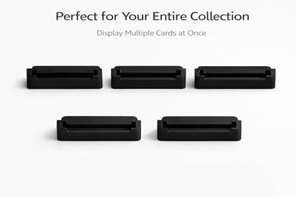 5 Pack PSA Graded Slab Stand – Graded Card Display Holder, Sports Card Display Stand, Trading Card Stand for Graded Cases, Baseball Cards, TCG cards Collectible Card Holder