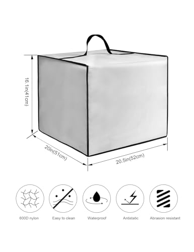 Printer Dust Cover Heavy Duty Anti-static Waterproof Nylon Cover for Canon Color Image CLASS MF656Cdw / Color Image CLASS MF753Cdw Wireless Duplex Laser Printer (Silver) - color: silver