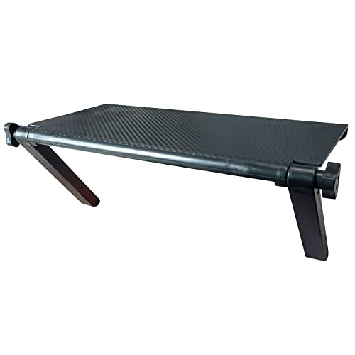 TV Top Shelf Mounting Bracket 13 Inch Flat Panel Mount Adjustable Mount on Monitors to Hold Cable Boxes, Camera, Media Boxes, Game Console and Home Decor Foldable Organizer