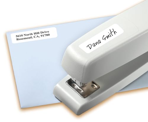 Avery Self-Adhesive Removable Labels, 0.5 x 1.75 Inches, 840 Per Pack, White Label Stickers (05422) - size: 1/2" x 1 3/4"