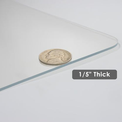 Kuyal 1/5" Thick Office Chair Mat, 32" x48" Heavy Duty Hard Computer Chair Mat, Under Desk Protector Carpeted Floors Mats, Easy Chair Movement, Can be Used on Carpet or Hard Floor, Ship Flat - size: 32" x 48" x 1/5" Rectangle