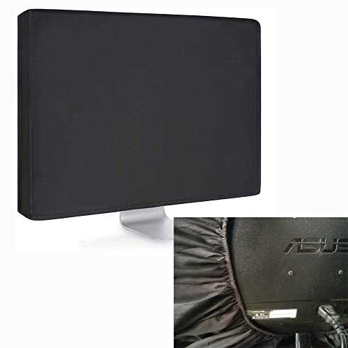 Universal Large Monitor Jackets for Desktops Gaming PC Computer Monitor Dust Covers, 27-32 Inch, Black, Polyester, Anti-Static, Dustproof