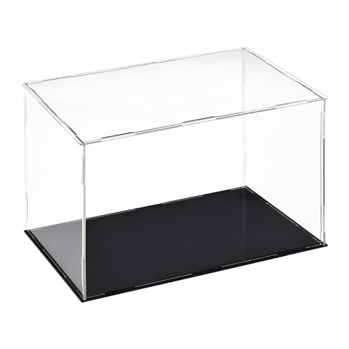 uxcell Acrylic Clear Display Case Box Dustproof Protection Showcase Cube Collectibles Show Box 11.8x5.9x7.9inch - size: 11.8x5.9x7.9inch