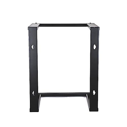 AEONS 12U Open Frame Wall Mount 19-Inch IT Network Server A/V Equipment Rack 16" Depth 12-24 Threaded 2-Post Mounting, Black - style: 12U-16"D