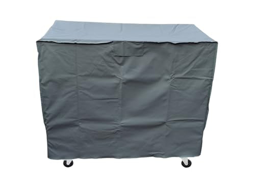 Waterproof 80 Qt Rolling Cooler Cart Cover Fits Most Patio Ice Chest Party Cooler Upto 34L x 20W x 32H inch-Grey - color: Grey, size: 34L x 20W x 32H inch
