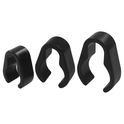 30Pcs Microphone Cable Clip, Durable Plastic Mic Clamps Microphone Stand Cable Holders, Universal Mic Boompole Clips for Setup/Fits 15/20/25mm Diameter Poles（15|20|25mm） - size: 15mm/20mm/25mm