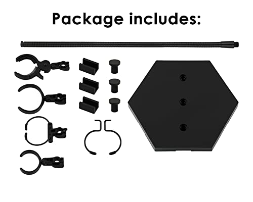 DS. DISTINCTIVE STYLE Action Figure Stand 12 Inch Connectable Metal Toy Stand for 1/6 and1/9 Scale Figures