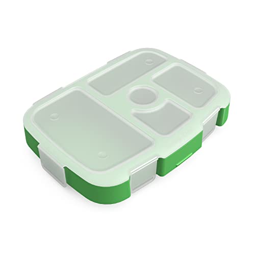 Bentgo Kids Tray with Transparent Cover (Green) - color: Green