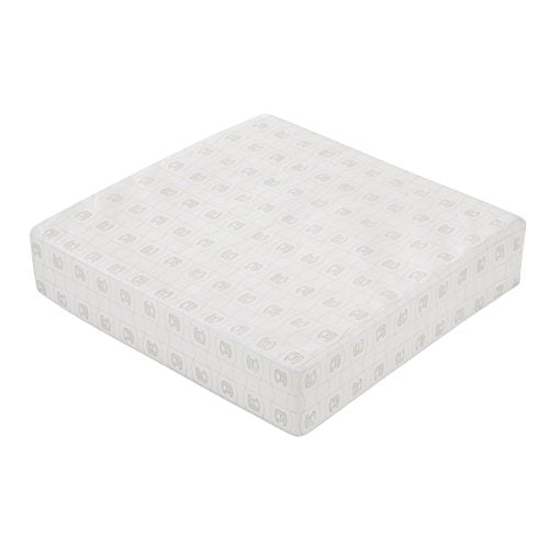 Classic Accessories Montlake Water-Resistant 19 x 19 x 3 Inch Square Outdoor Seat Cushion, Patio Furniture Chair Cushion, Heather Fern Green, Outdoor Cushion Cover - color: Heather Fern, size: 19"W x 19"D x 3"Thick