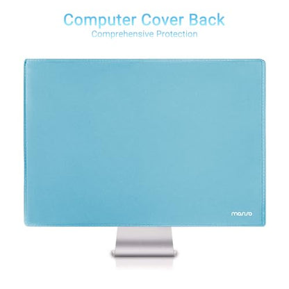 MOSISO Monitor Dust Cover 26, 27, 28, 29 inch Anti-Static Dustproof LCD/LED/HD Panel Case Computer Screen Protective Sleeve Compatible with iMac 27 inch, 26-29 inch PC, Desktop and TV, Sky Blue - color: Sky Blue, size: 26-29 inch