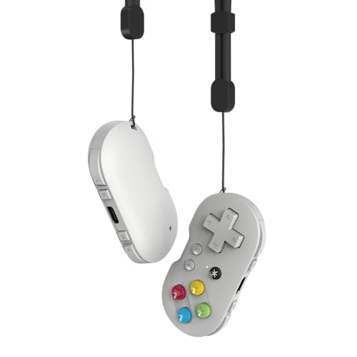 CRKD ATOM - Collectible Keychain Controller for Nintendo Switch, PC, Mac, Mobile and Smart TV (PAL Grey) - color: PAL Grey