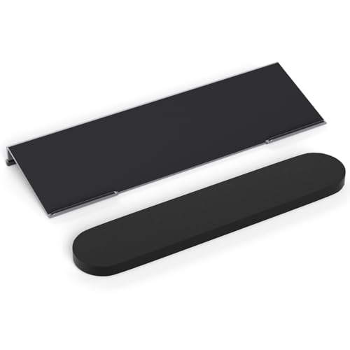 Richboom Ergonomic Computer Keyboard Stand - Tilt PC Keyboard Stand Riser for Easy Typing, Acrylic Keyboard Tray Holder for Office Desk, Home, School, with Silicone Anti-Slip Case, Black - color: Black
