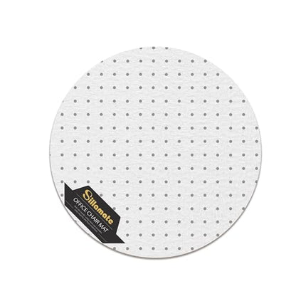 Plastic Round Office Chair Mat for Carpeted Floors, Heavy Duty Floor Mat,Eco-Friendly Series Studded Carpet Desk Chair Mats-36'' x 36'' (36 inches X 36 inches -Round) - size: 36 inches X 36 inches -Round