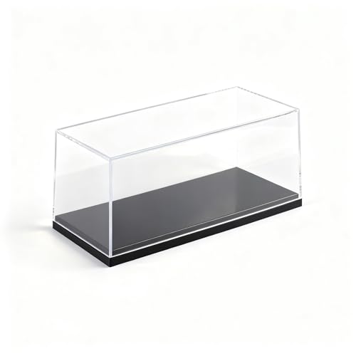 Model Car Display Case, 1:18 Scale Acrylic Display Box for Cars, Stackable Dustproof Storage Boxes for Collectibles, Figures and Memorabilia, 13.4 x 6.4 x 5.5 inch - size: 13.4 x 6.4 x 5.5 inch