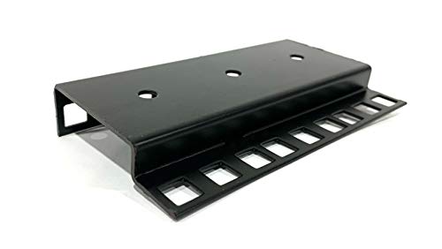 Steel Server Rack Rail with 3/8" Square Holes, 2U-45U (20U) - size: 20U