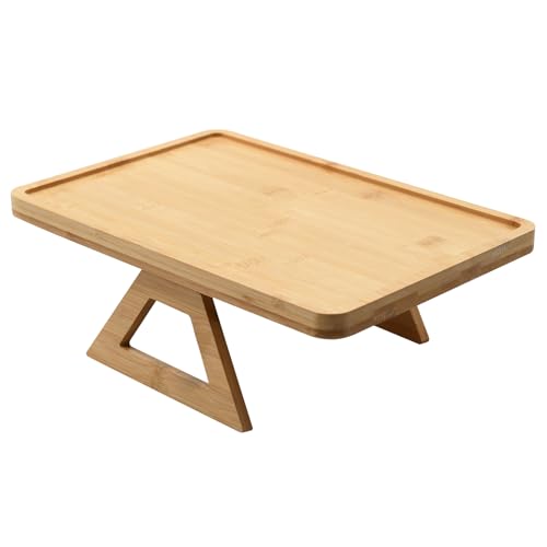 Sofa Arm Tray Table Clip-Wide Sofa Arm Table-Flexible and Foldable-Ideal for Cell Phones,Cups,Fruits or Snacks-Thoughtful Gifts(Oval)