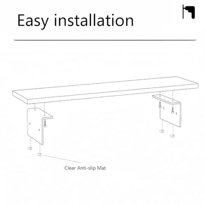 Anti-slip Monitor Stand Riser 2.16/3.34 Inch 2 Height Adjustments Clear Acrylic Stand with Clear Anti-slip Mat, Desk Accessories Screen/PC/Printer/Laptop/Mirror Riser 7.8 x 15.7 Inch (Black) - color: Black