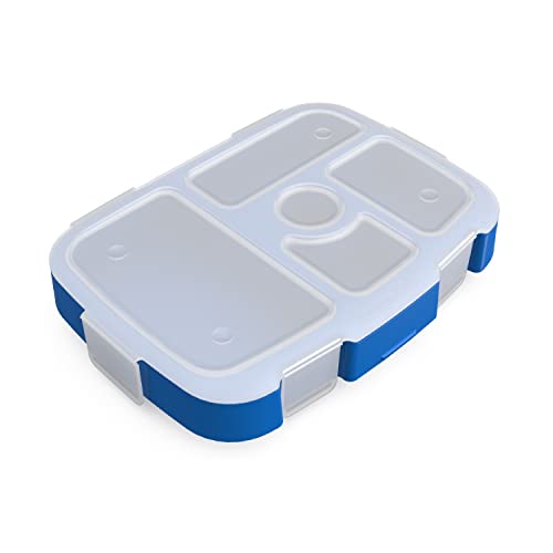 Bentgo Kids Tray with Transparent Cover (Blue) - color: Blue
