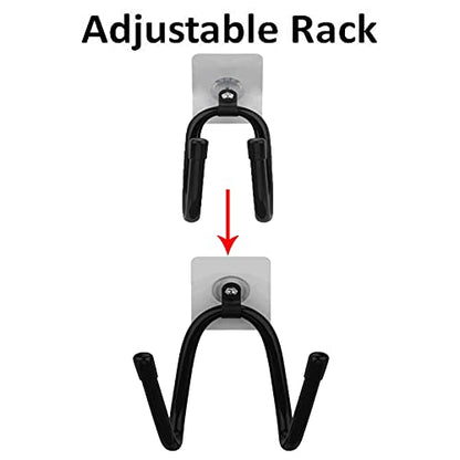 Universal Adhesive Game Controller Organizer Wall Mount and Clip for Xbox One PS4 Switch Pro - Headphone Holder - Easy to Install - 2 Pack