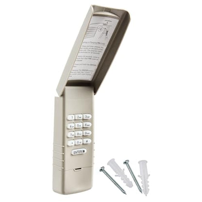 Garage Outlet Keyless Keypad Door Opener 9V Battery for Liftmaster 1345 1355 1356 3220 3240 3265 3270 3280 Chamberlain Craftsman 139.53754 - color: Keypad