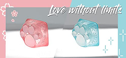 SYA ZOMOPLUS Cute Keycaps,Novelty Cat-Claws Keycap 3D Model OEM Profile Keyboard Keycaps Custom Shine-Though Key Caps for Cherry MX Switches Mechanical Gaming Keyboard Catpaw ESC-Key Keycap(2 Pack) - color: 2 Pack