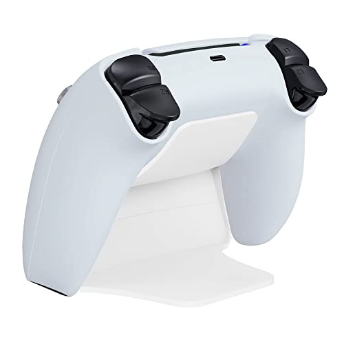 PlayVital The Great Wave Controller Display Stand for ps5, Gamepad Accessories Desk Holder for ps5 Controller with Rubber Pads - color: The Great Wave