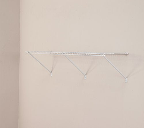 ClosetMaid Multi-Purpose Ventilated Wire Shelf Kit, 4 Ft. by 16in., White