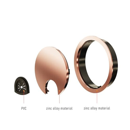 Desk Grommet 2-1/8 Inch 53mm, Zinc Alloy Computer Desk Wire Hole Cover, Office Desktop Cord Cable Hole Metal Ring, Red Bronze - size: 2-1/8" Red Bronze