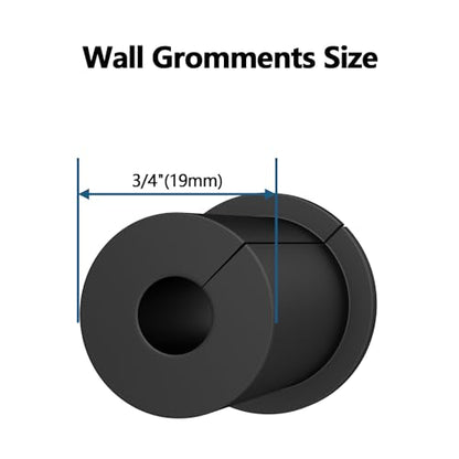 4PCS 3/4 inch starlink Wall Cable Pass Through Bushing Grommets Accessories for Cables,Star Link Cable Routing kit for starlink mounting kit,Silicone Wall Bushing for starlink dishy ethernet Cables