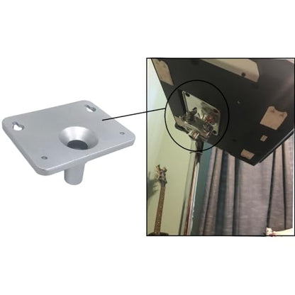 Electronic Module Mount Metal Mounting Plate for Electronic Controller Multi-Pad Drum Pads, Electronic Drum Kit Percussion Mounting Stand Accessories