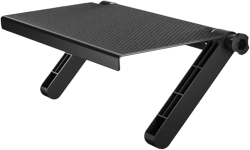 TV Top Shelf Adjustable Screen Mount Organizer 1 Pack for Soundbar, Cable Box, Speakers, Remote 7.2 X 4.5 in