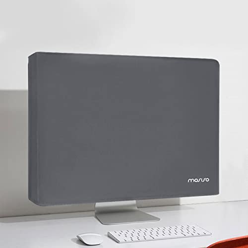 MOSISO Monitor Dust Cover 32, 33, 34, 35 inch Anti-Static Dustproof LCD/LED/HD Panel Case Computer Screen Protective Sleeve Compatible with 32-34 inch PC, Desktop and TV, Space Gray - color: Space Gray, size: 32-35 inch