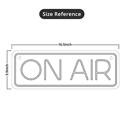 Lumoonosity On Air Neon Sign - Live Streaming/Recording Light Sign for Twitch, Tiktok, Youtube Streamers/Gamers - Red Cool On Air Led Light for Studio, Bedroom, Game Room Decor