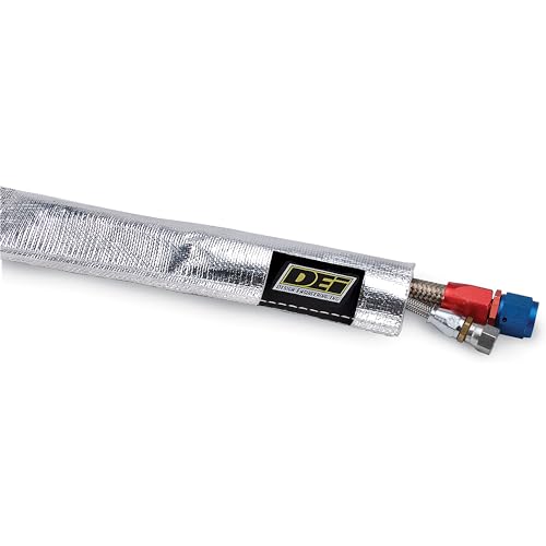 DEI Heat Sheath Aluminized Heat Sleeve 1-1/4" ID x 3 ft Heat Protection - size: 1-1/4" I.D.