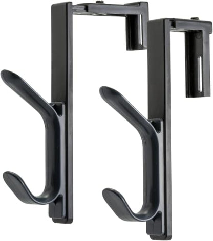Officemate Coat Hooks for Cubicle Panels,Adjustable,Comes in (22009) Black,(Pack of 12) - size: 12 Pack