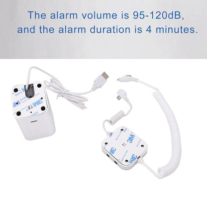 Display Stand, Anti Theft Cell Phone Display Stand,Greater Than Or Equal to 100dB Security Alarm, Fast Charging Infrared Remote Control Unlock for Exhibition(for Android Port, Without claw)