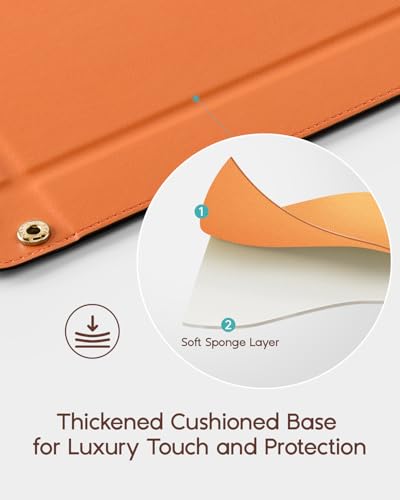 VLANDO Valet Tray for Men Women, Vanity Trays Catchall Tray for Dresser Top Desk Storage Bedside, Travel PU Leather Tray Jewelry Key Phone Coin Change Watches and Candy Holder Sundries Entryway Tray | Bright catchall tray for vanity, dorm room or desk sto