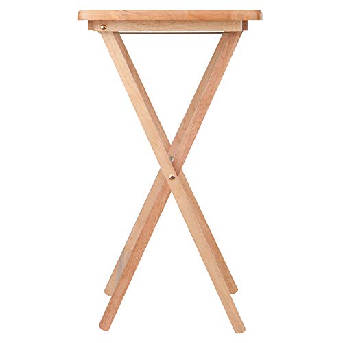 Winsome Alex Set of 2 Foldable Snack Tables, Easy to Store Small Portable Fold Up Table Set for Kitchen, Living Room TV Dining, Crafts, Puzzles, Work From Home - size: 2 - Tables