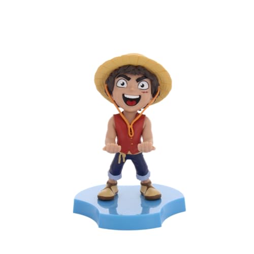 Cableguys Minis One Piece Luffy Phone Stand & Earbuds Holder - Phone Holder for Desk and Bedside, Earbud Holders for Cell Phones, Earphone & Small Devices, Fun Desk Accessories for Kids and Adults