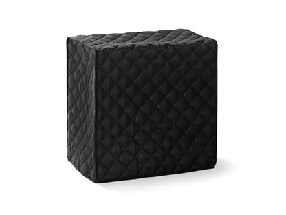 Covermates Keepsakes - Rectangular Appliance Cover - Dust Protection - Stain Resistant - Washable - Appliance Cover, Black - color: Black Quilted Polyester, size: 14W x 9D x 14H