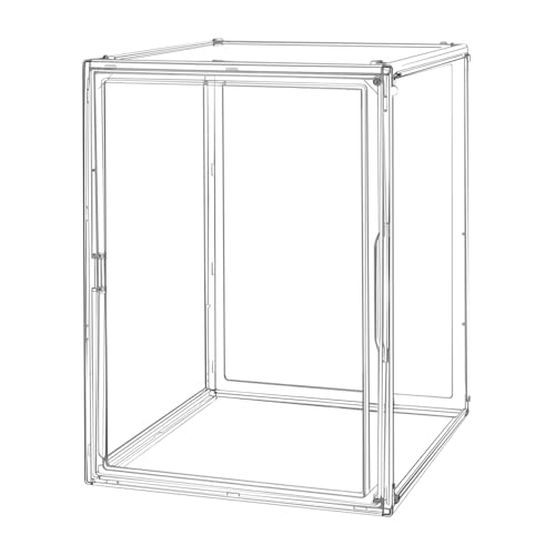 BOHOIDEE 2X-Large 15.7"X11.8"X9.8" Acrylic Display Case, Clear Organizer Box Plastic Holder with Magnetic Door for Handbags, Purses, Boots, Figures, Book - size: 2X-Large