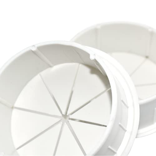 Aifeier ET 2 Inch (50mm) Flexible Desk Grommets Wire Cord Hole Cover Cable Organizer for Desktop Equipment Wiring Management and Protection - size: White 2 Inch (50mm)