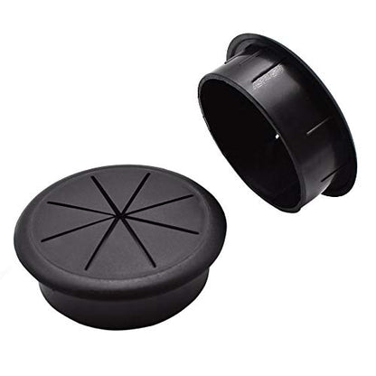 2-3/8 Inch (60mm) Flexible Desk Grommets Wire Cord Hole Cover Cable Organizer for Desktop Equipment Wiring Management and Protection - size: 2-3/8 inch(60mm)