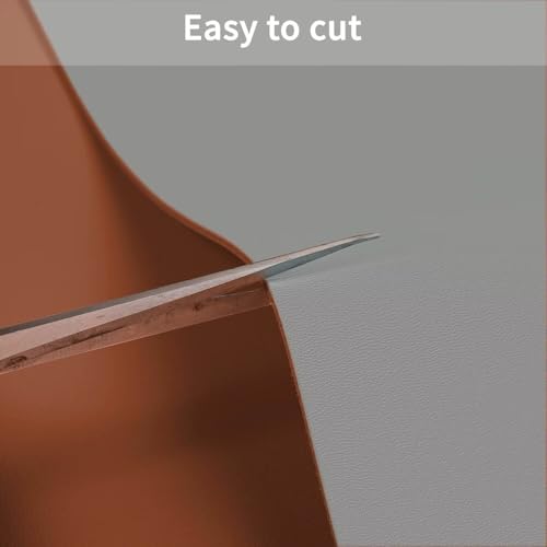 Dresser Top Cover - Can Be Used On Both Sides Waterproof and Easy to Clean Good Flatness Used for Dresser Table(Brown+Gray 10x44) - color: Brown+gray, size: 10×44inch