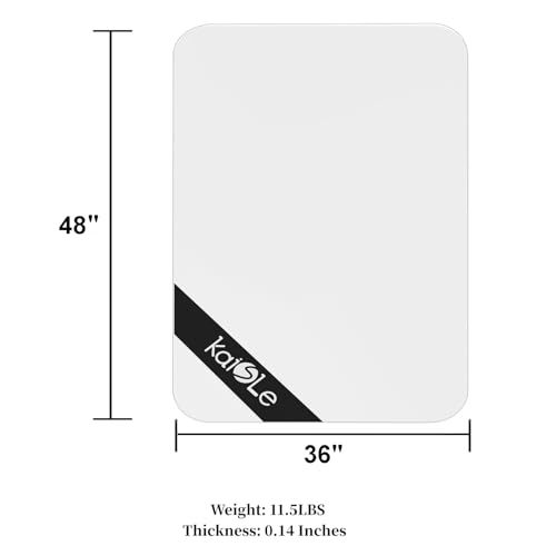 48" x 36" Office Chair Mat for Carpet Heavy Duty Hard Clear Desk Chair Mat Protection Floor Mats Can be Used on Carpet or Hard Floor - size: 36'' x 48'' Rectangle